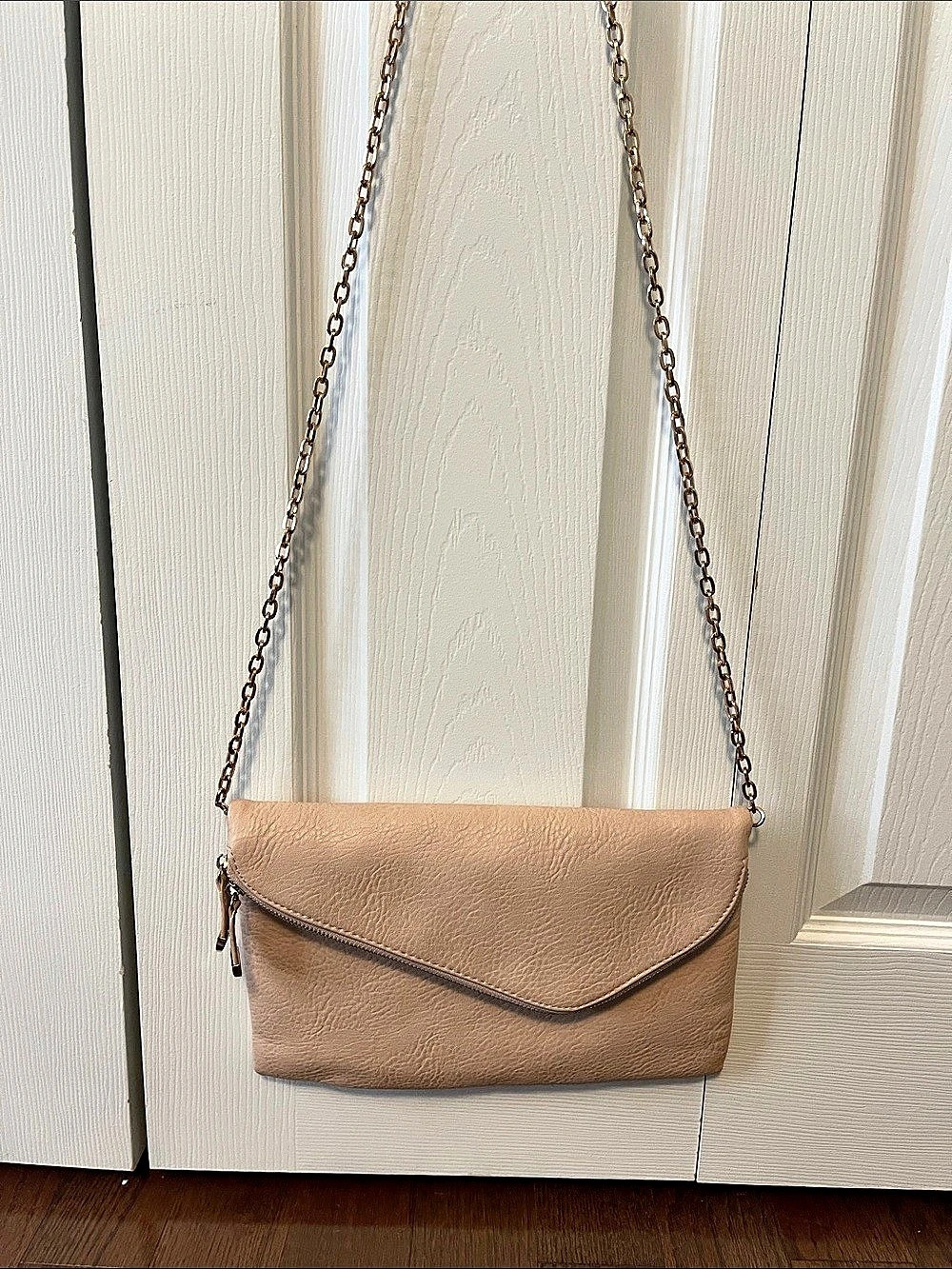 Urban Expressions Striped Crossbody Bag in Brown & Beige Like New